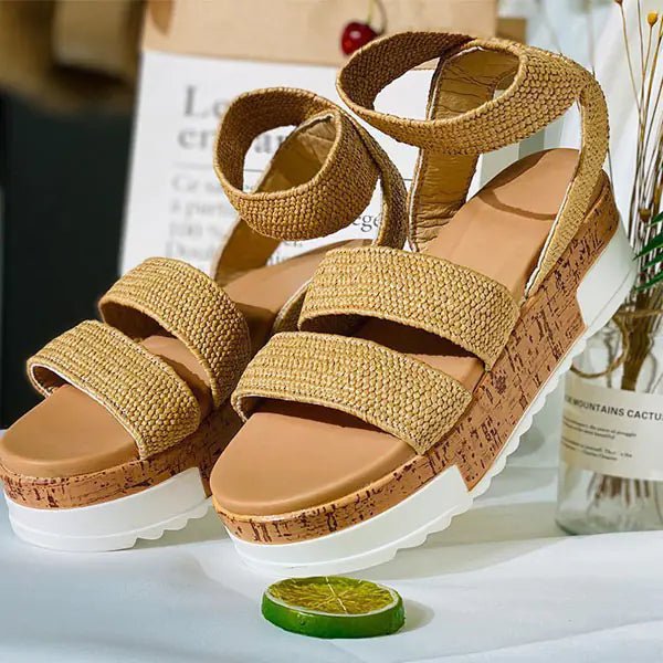 Wedge Heel Roman Tide Plus Size Women's Shoes - BACKUPMYFILESNOW