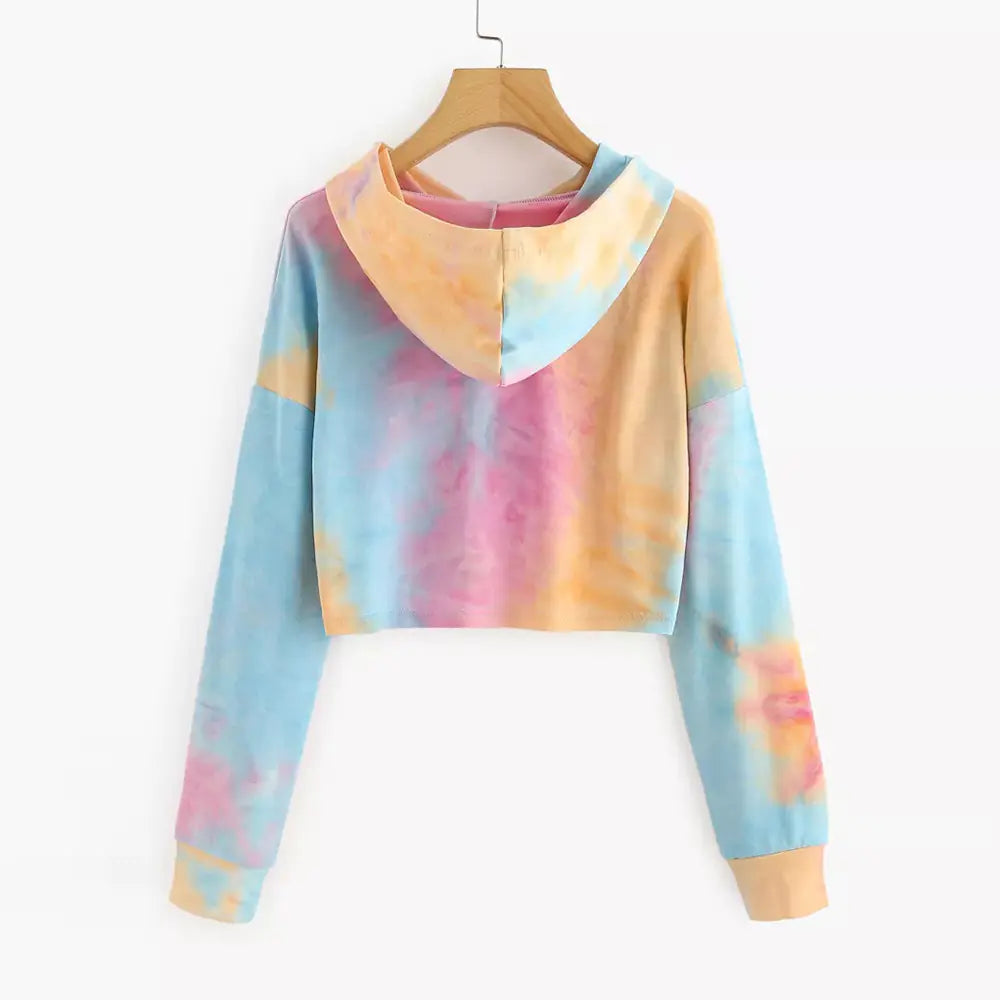 Women's 2020 Autumn Winter Tie-Dye Hooded Sweatshirt - Cozy & Chic in 4 Colors