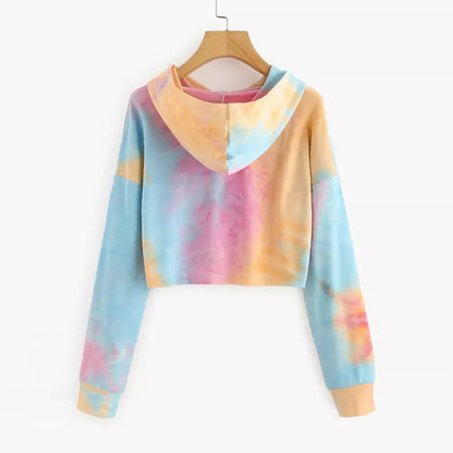 Women's 2020 Autumn Winter Tie-Dye Hooded Sweatshirt - Cozy & Chic in 4 Colors