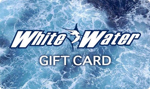 White Water Life gift card featuring vibrant branding, perfect for gifting and versatile for various occasions.
