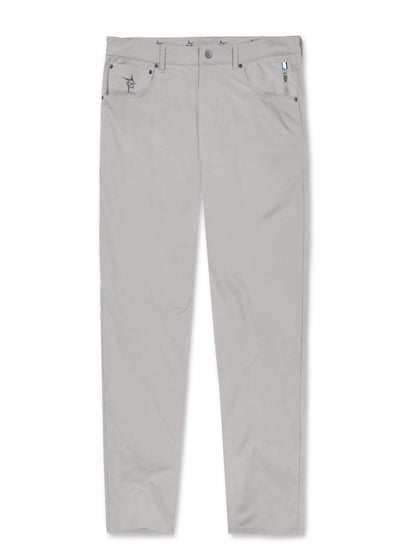 Gray Seaport Pants by White Water Life, casual pants with a relaxed fit and comfortable fabric, suitable for outdoor activities.