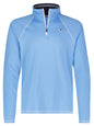 Light blue White Water Life New Harbor quarter zip featuring a comfortable, effortless fit and stylish design.