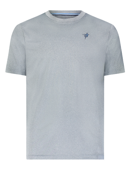 White Water Life Dockside Performance Tee, short sleeve shirt with logo, displayed on a plain background.