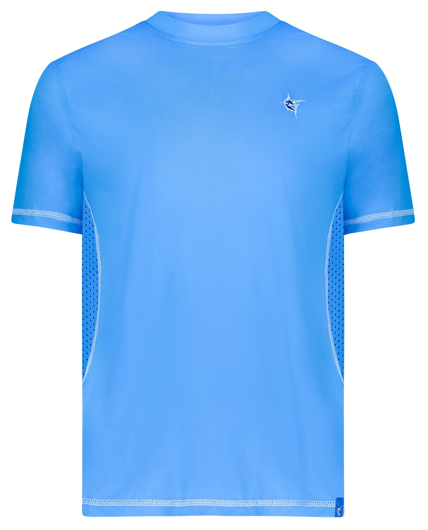 White Water Life Grander Short Sleeve Performance Tee, lightweight athletic shirt with breathable fabric, shown on a model.