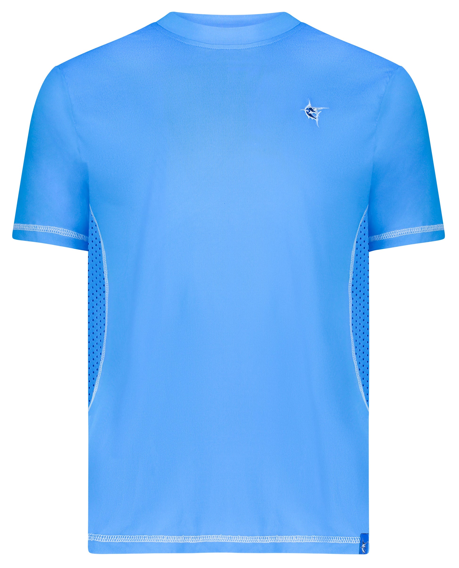 White Water Life Grander Short Sleeve Performance Tee, lightweight athletic shirt with breathable fabric, shown on a model.
