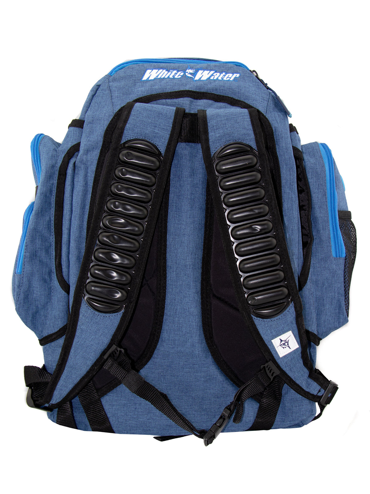 White Water Life Day Trip Backpack with adjustable straps and multiple compartments for comfortable outdoor adventures.