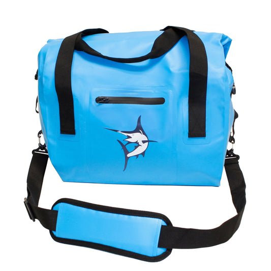 White Water Life midsize duffel bag, simple design with sturdy handles and spacious main compartment, ideal for travel or gym use.