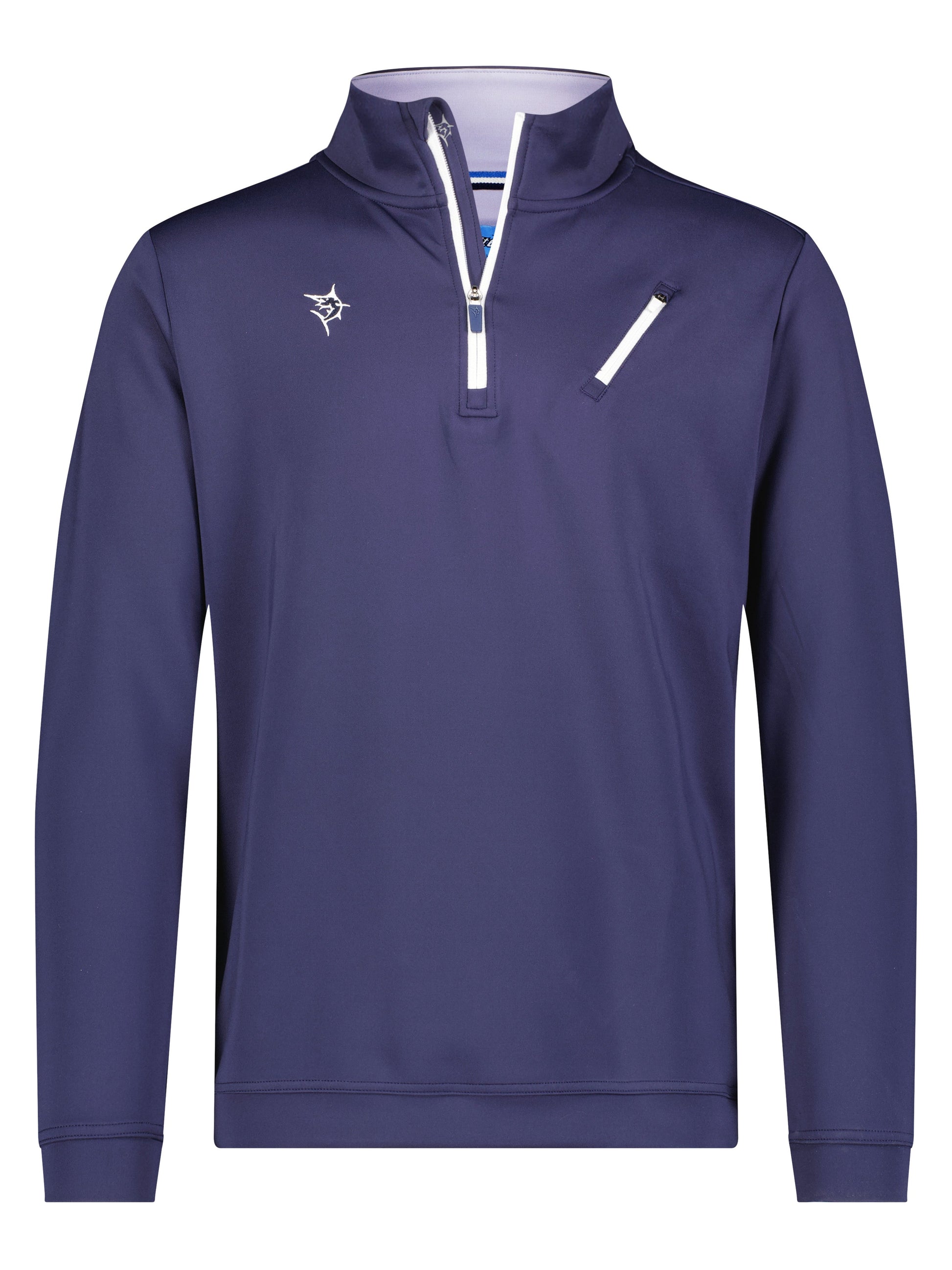 White Water Life Oceanside Pullover in smooth stretch fabric, featuring a casual fit and ocean-inspired design.