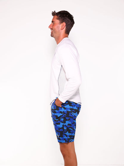 White Water Life NautiFlex Performance Tee in tactical color, featuring a comfortable fit and durable fabric for active wear.