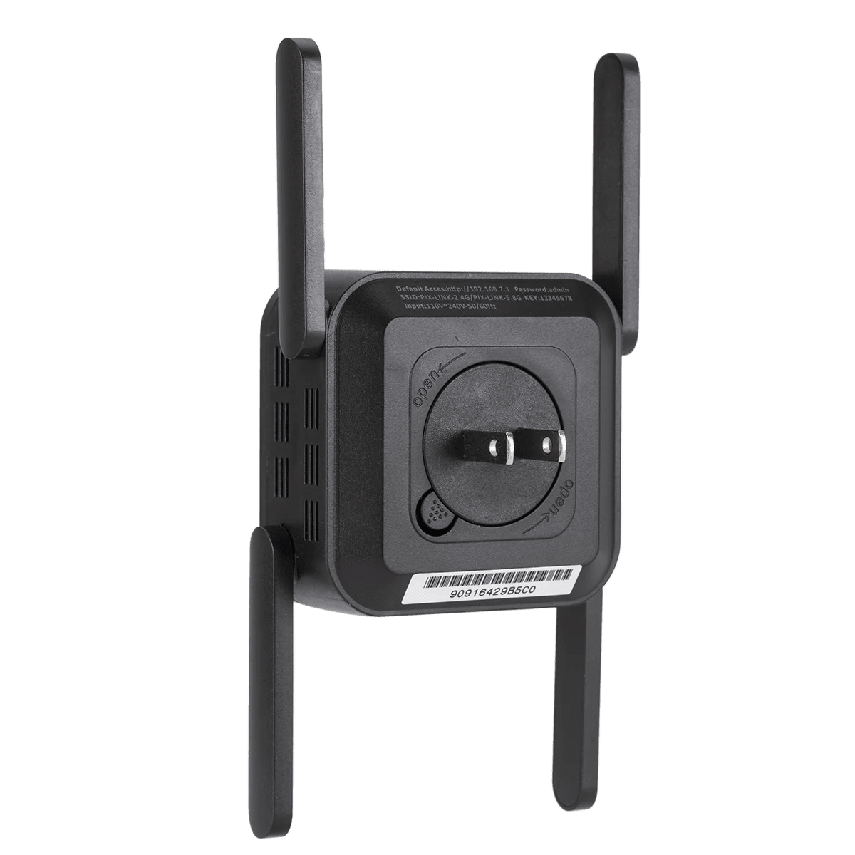 WiFi Signal Amplifier 5G WiFi Repeater 2.4G Wi - Fi Range Extender Internet Booster - BACKUPMYFILESNOW