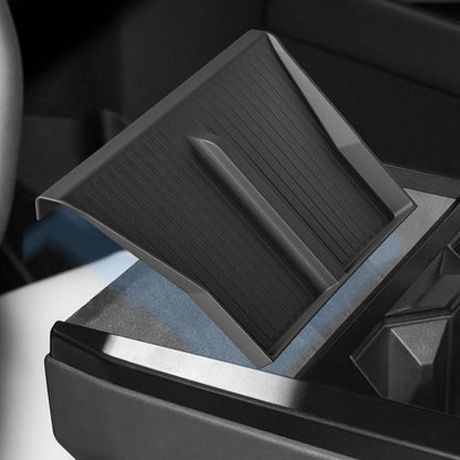 Wireless charging silicone mat for Tesla Cybertruck, designed for convenient charging and protection, branded by Tesery Official Store.