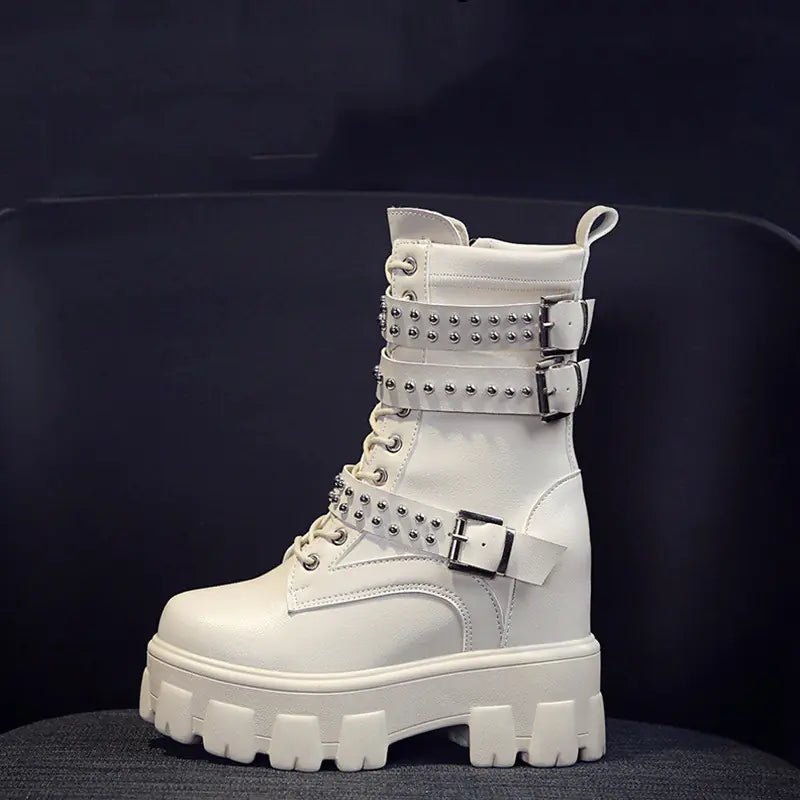 Women's 2020 New Style Chunky Heeled Martin Boots - BACKUPMYFILESNOW