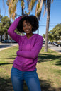 Women's bamboo French Terry zip hoodie by Spun Bamboo, featuring a hood, front zipper, and casual sweatshirt style.
