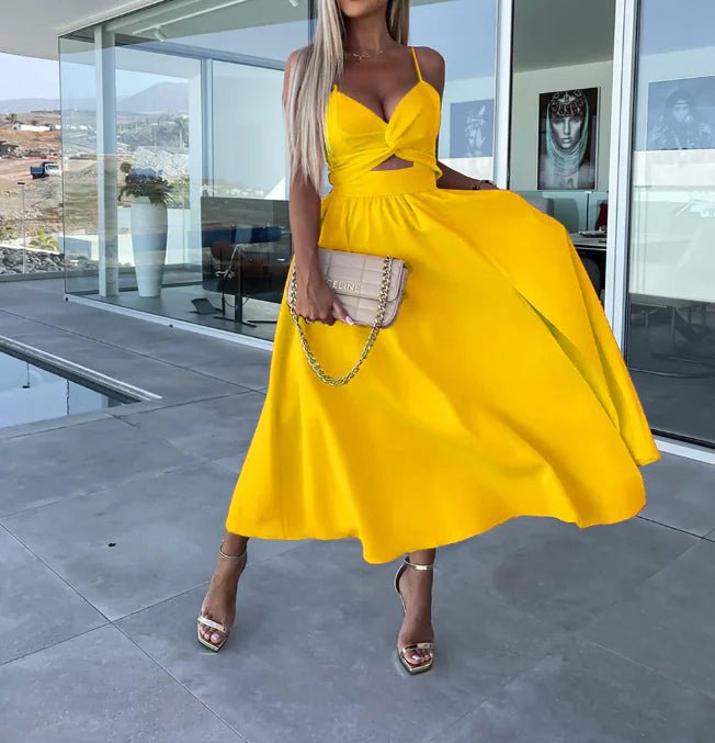 Women's Slim Fit Fashion Dress - BACKUPMYFILESNOW