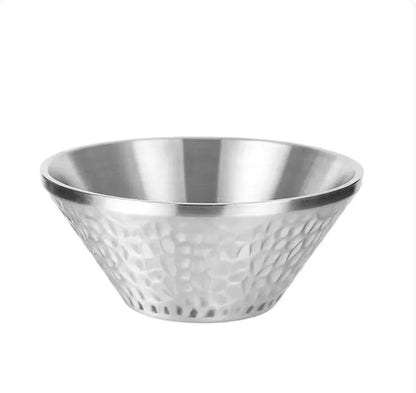 Stainless Steel Bamboo Hat Rice Bowl