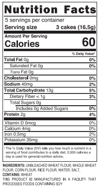 Whole wheat flavored Kim's Magic Pop snack from Delice Products, crispy and light, perfect for a healthy snack option.
