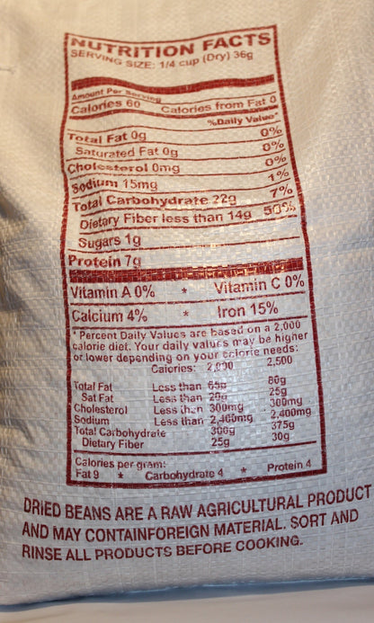 Fresh Ness Farms Pinto Beans in 5 lbs bag, showcasing the light brown beans in a clear bag for cooking and meal prep.