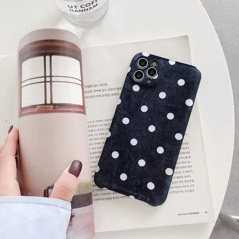 Fluffy Wave Dot Phone Case Compatible With Various Models