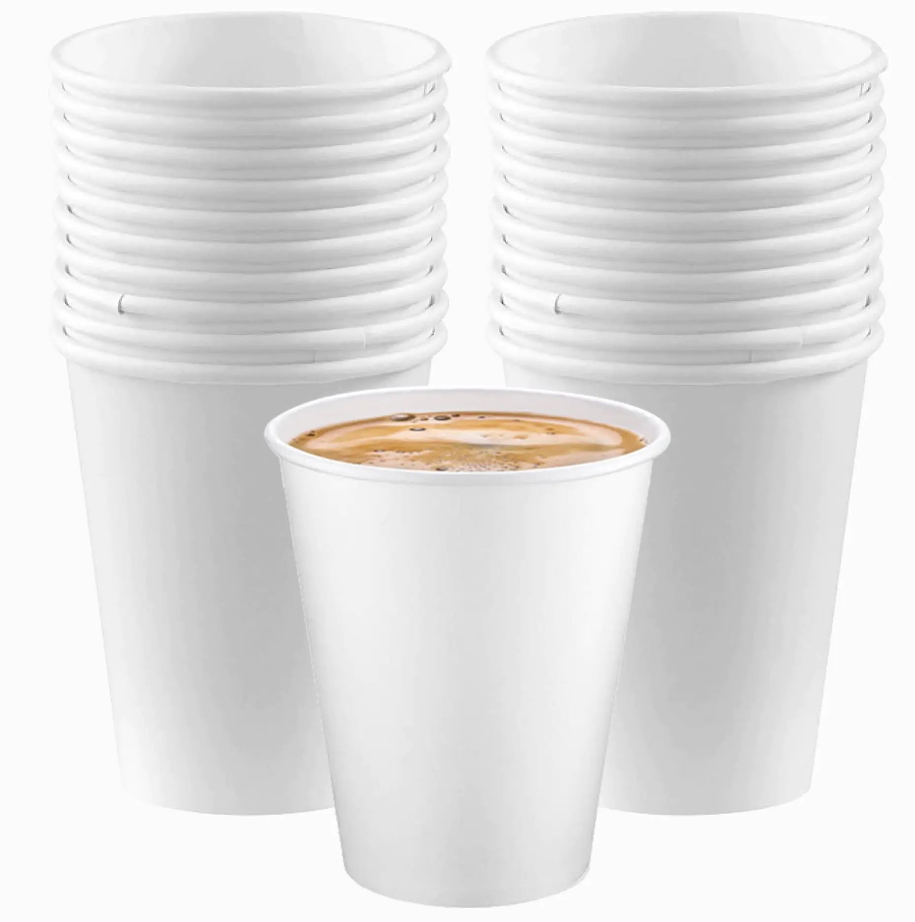 Galashield Paper Cups 10 Oz Disposable Coffee Cups Hot Cups To Go for Espresso Hot Chocolate Tea [50 Count]