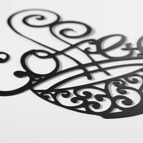 Coffee Cup Metal Wall Decor for Coffee Bar (1 PCS)