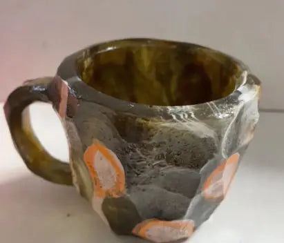 Resin Mineral Crystal Coffee Mugs