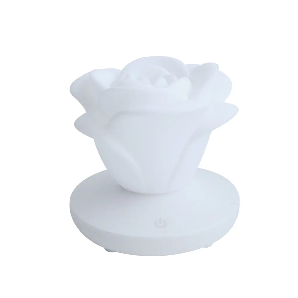 USB Rechargeable Rose Flower LED Touch Table Lamp
