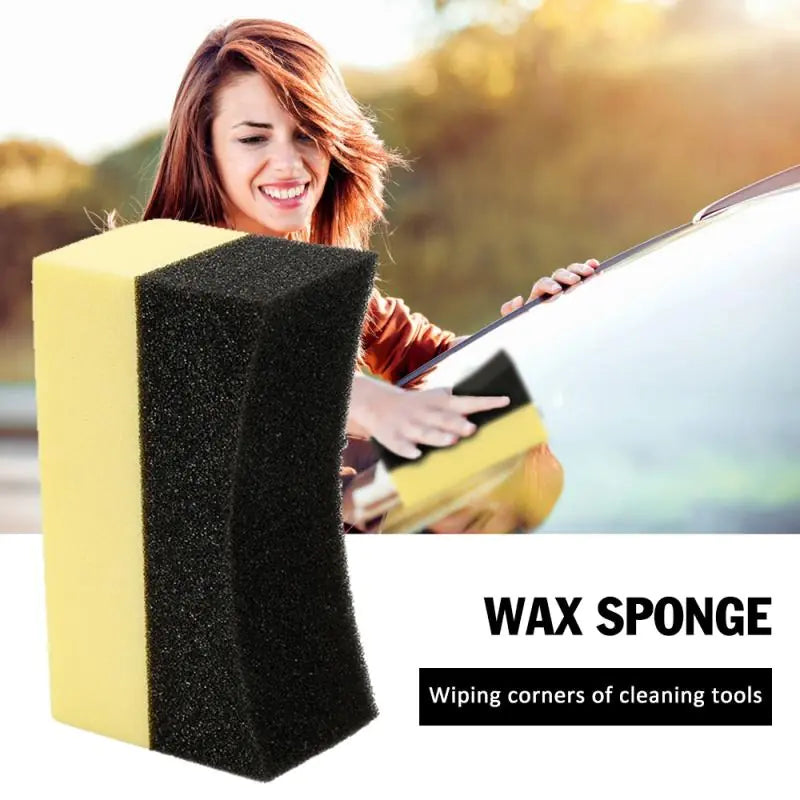 Car Wax Removal Corner Sponge