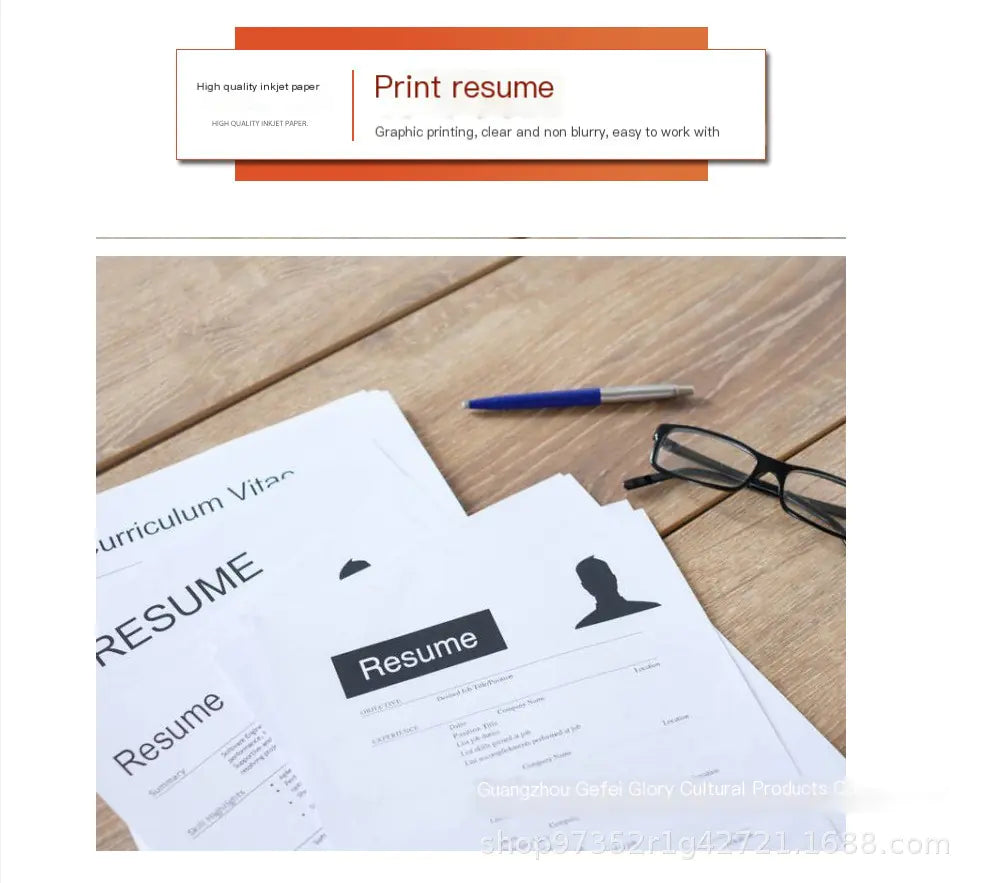 Wholesale A3 A4 Inkjet Printing Paper 108g 140g