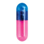 CONI-SNAP Hard Gelatin Capsules, Size #1, Blue/Pink (5,000 Count)