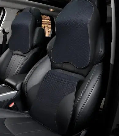 Memory Foam Car Neck and Waist Cushion Set