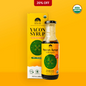 Organic Nepal Tea Yacon Syrup bottle with a dark syrup inside, highlighting natural and healthy sweetness.