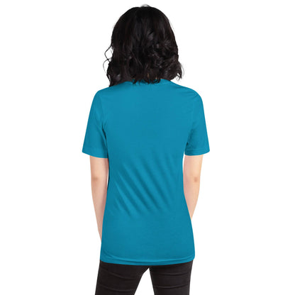 Black Heather "Yarn is My Love Language" T-shirt by Darn Good Yarn, featuring a casual fit and printed design on the front.