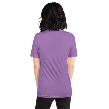 Black heather "Yarn is My Love Language" T-shirt by Darn Good Yarn, featuring a casual fit and printed message on the front.