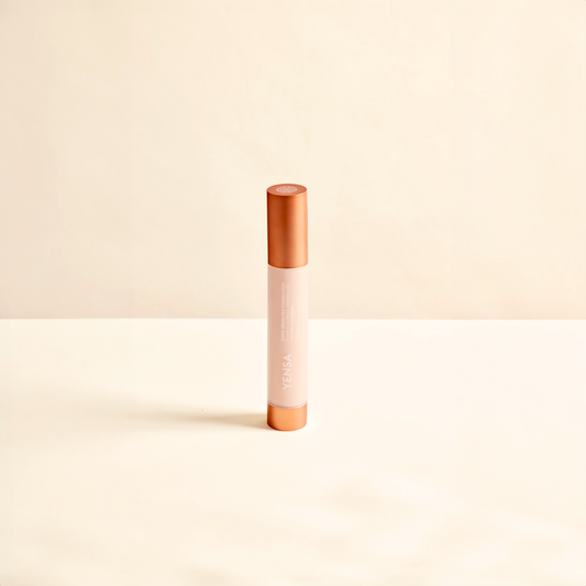 Fair shade YENSA Super Serum Silk Hydrating Foundation with peptides for a natural glow and radiant, even-toned skin.