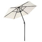 Yescom 7.5ft navy market patio umbrella with crank and tilt, featuring 6 ribs for sturdy shade and weather resistance.