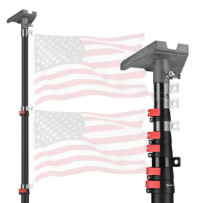 Silver Yescom Starlink Pole Mount Kit with Gen 3 Adapter for 2.75-inch pole, shown with mounting components and hardware.