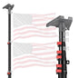 Silver Yescom Starlink Pole Mount Kit with Gen 3 Adapter for 2.75-inch pole, shown with mounting components and hardware.