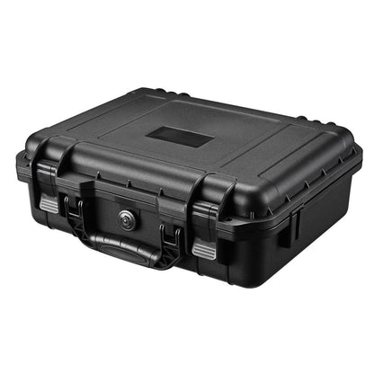 Yescom Starlink mini case with foam padding for dish, kickstand, and cable storage, designed for secure transportation.