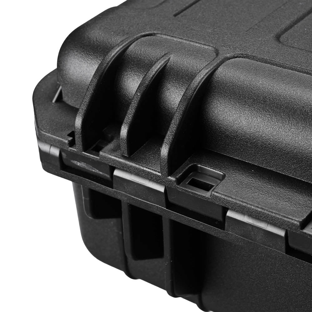 Yescom Starlink Mini Case with foam padding for dish, kickstand, and cable protection, designed for secure storage and transport.