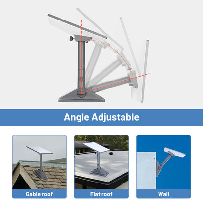 Yescom Starlink Mini Mount heavy-duty pivot mount with adjustable tilt angle for secure satellite dish installation.