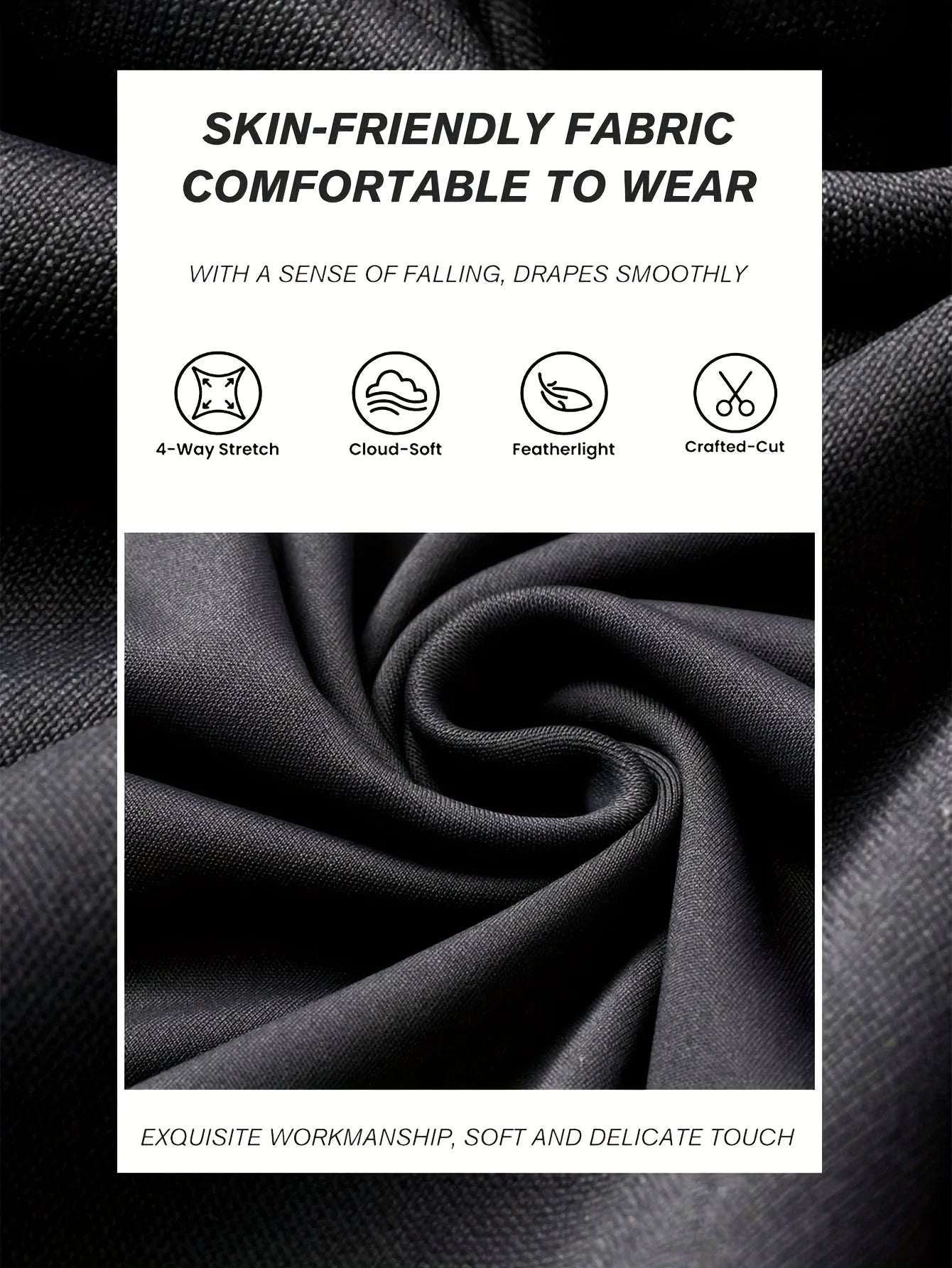 Black high-waisted flared pants for women, slim fit, long wide-leg style, suitable for spring and summer, by YIYING Clothing Store.