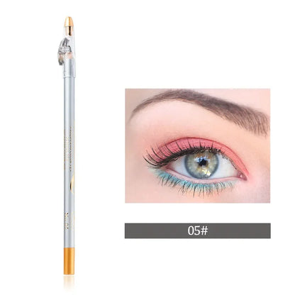 Your Skin Icon waterproof eyebrow pencil in brown/black with sharpener, ideal for precise eye brow and eyeliner makeup application.