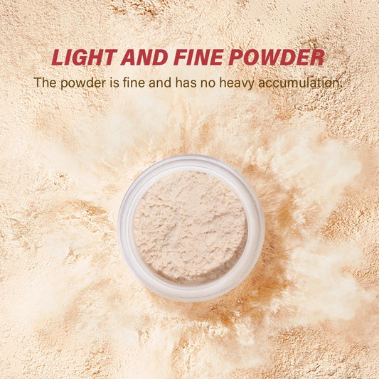 Your Skin Icon long-lasting matte pink setting powder for oil control, pore modification, and makeup fixation.