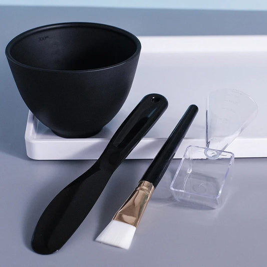Set of 2 to 5 face mask mixing bowls and skin care tools from Your Skin Icon for women’s facial beauty and makeup routines.