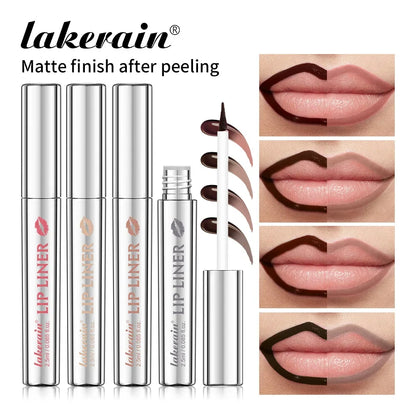 Your Skin Icon Lakerain waterproof peel-off lip liner with long-lasting, smudge-proof, hydrating lip contour makeup.