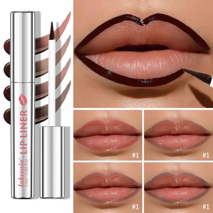 Your Skin Icon Lakerain waterproof peel-off lip liner with long-lasting, smudge-proof, hydrating lip contour makeup.