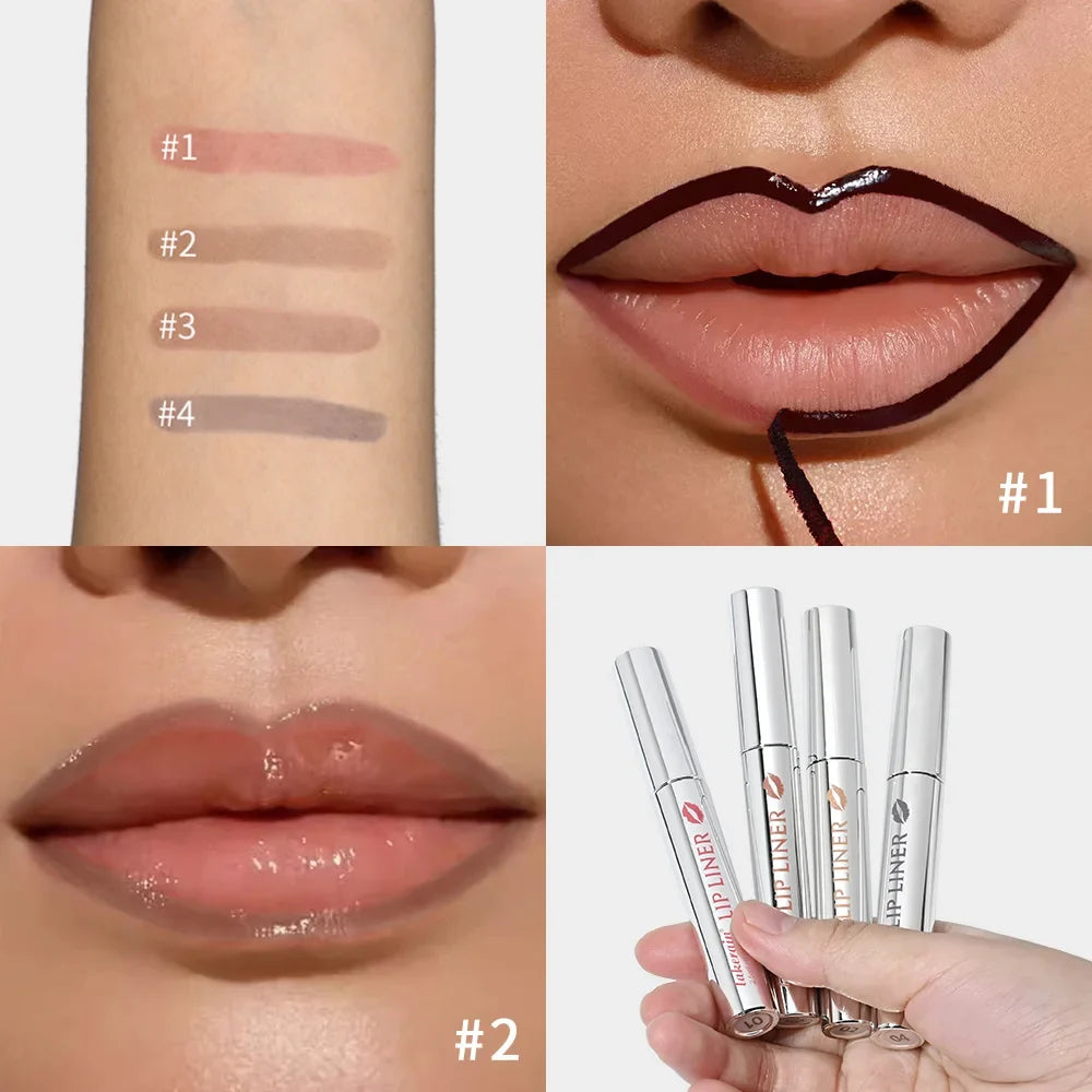 Your Skin Icon Lakerain waterproof peel-off lip liner with long-lasting, smudge-proof hydrating lip contour makeup.