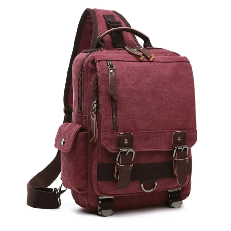 Casual Canvas Backpack for Outdoor Travel