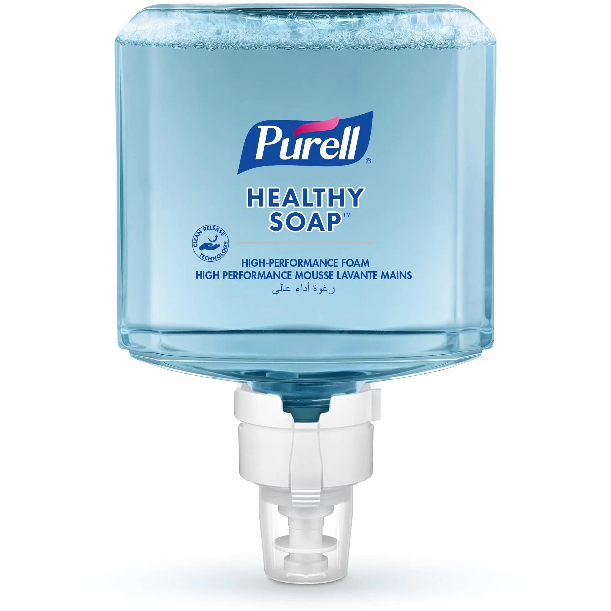 PURELL Brand CLEAN RELEASE Technology(CRT) HEALTHY SOAP High Performance Foam Fragrance Free 1200 mL Refill for PURELL ES8 Automatic Soap Dispenser (Pack of 2) - 7785-02 -Manufactured by GOJO Inc