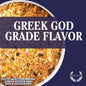 Gustus Vitae Bougie BBQ Zesty Mediterranean Lemon Pepper Rub and Seasoning in a jar with lemon and herbs visible